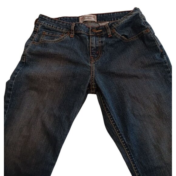 Levi Strauss Jeans Stretch Low Rise Bootcut Misses 4 Medium Wash Blue - Picture 4 of 12